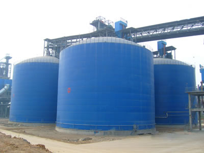 罗山水泥钢板库改造