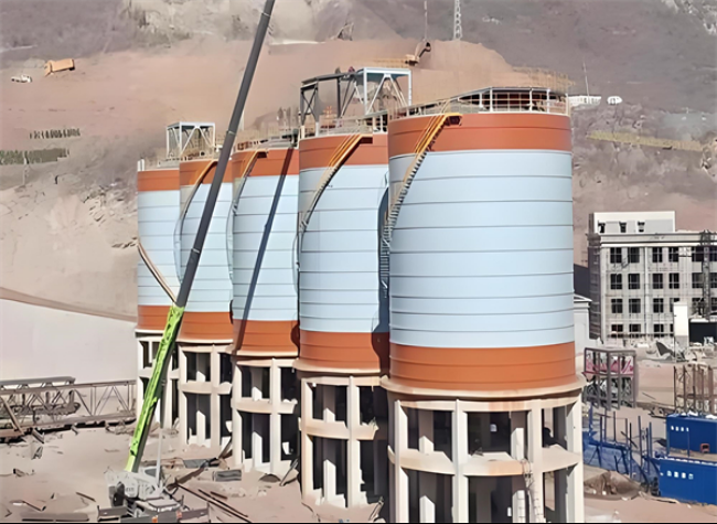 罗山高架钢板仓