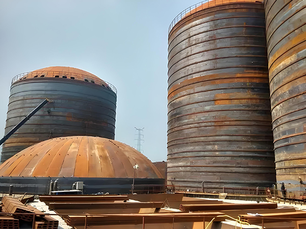 罗山焦粉钢板仓